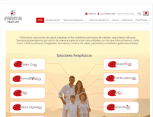 Tablet Screenshot of procapsfarma.com